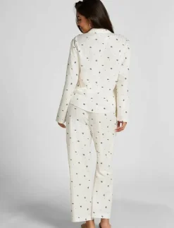 Kvinnor Hunkemöller Pyjamas & Loungewear|JACKET LS CO JACQUARD MISTLETO - Överdelar