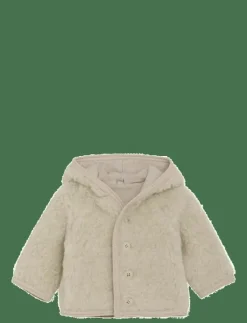 Barn Huttelihut Fleecekläder|Jacket Pixie Wool Teddy w. Lin - Jackor