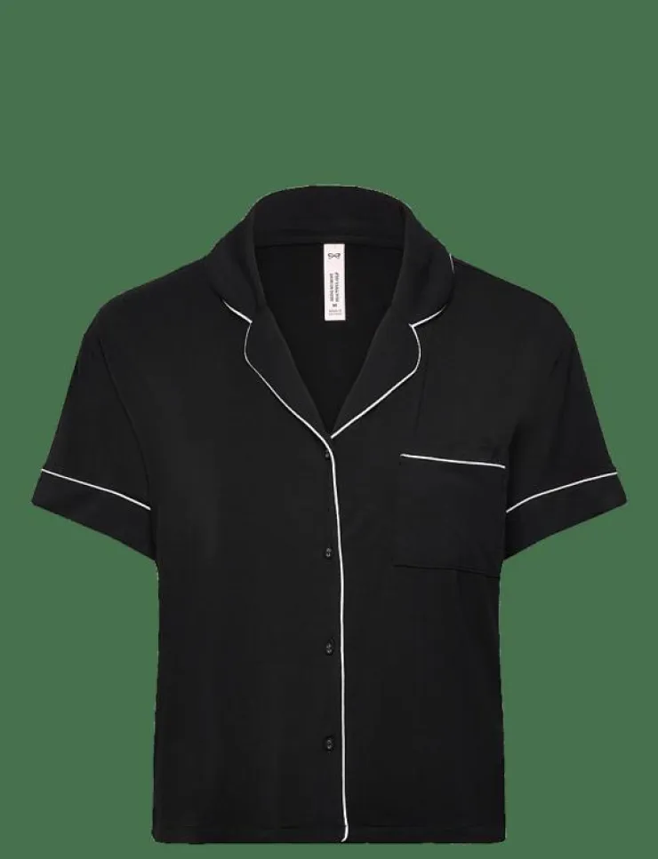 Kvinnor Hunkemöller Pyjamas & Loungewear|JACKET SS JERSEY ESSENTIAL - Överdelar