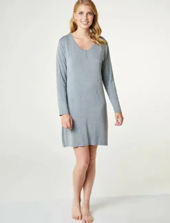 Kvinnor CCDK Copenhagen Pyjamas & Loungewear|Jacqueline Longsleeved Dress - Långärmade t-shirts