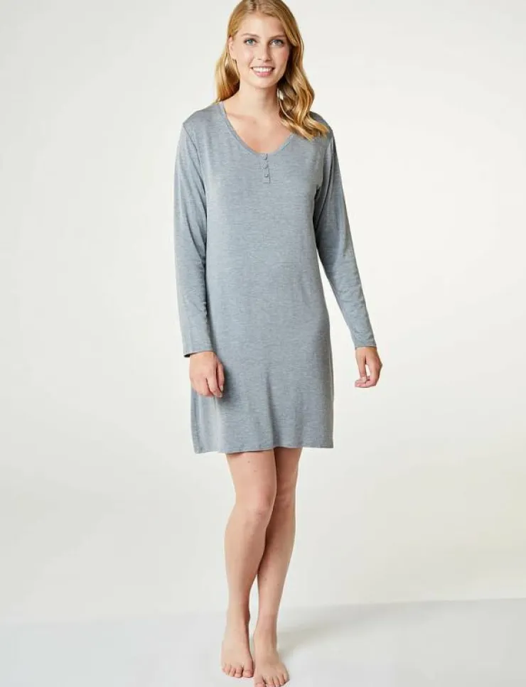 Kvinnor CCDK Copenhagen Pyjamas & Loungewear|Jacqueline Longsleeved Dress - Långärmade t-shirts