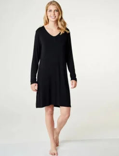 Kvinnor CCDK Copenhagen Pyjamas & Loungewear|Jacqueline Longsleeved Dress - Nattlinnen