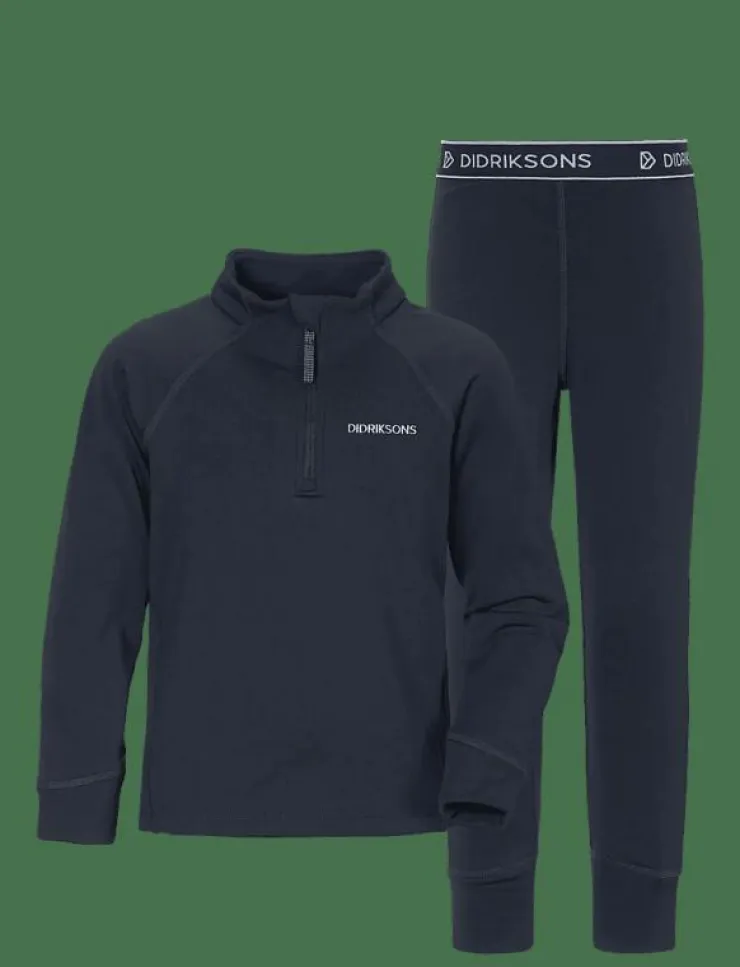 Didriksons Jadis Kids' Set - Underställsset|Barn Sportkläder|Underställ
