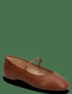 Lauren Ralph Lauren Jayna Nappa Leather Mary Jane Flat - Ballerinas|Kvinnor Ballerinaskor