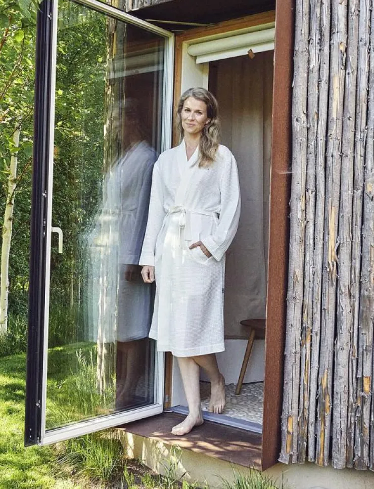JBS of Denmark JBS of DK Waffel Bathrobe FSC - Morgonrock|Kvinnor Morgonrockar|Morgonrockar