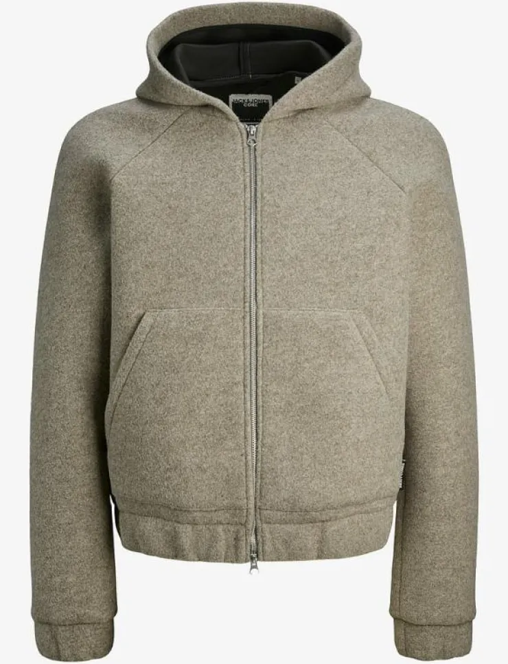 Jack & Jones Sweatshirts & Huvtröjor|JCOTERRAIN BONDED WOOL HOODIE LN - Hoodies