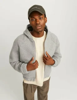 Jack & Jones Sweatshirts & Huvtröjor|JCOTERRAIN BONDED WOOL HOODIE LN - Hoodies