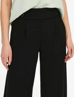 Kvinnor JDY Plus Size & Curvy|Byxor|GEGGO LIFE NEW LONG PANT JRS NOOS - Kostymbyxor