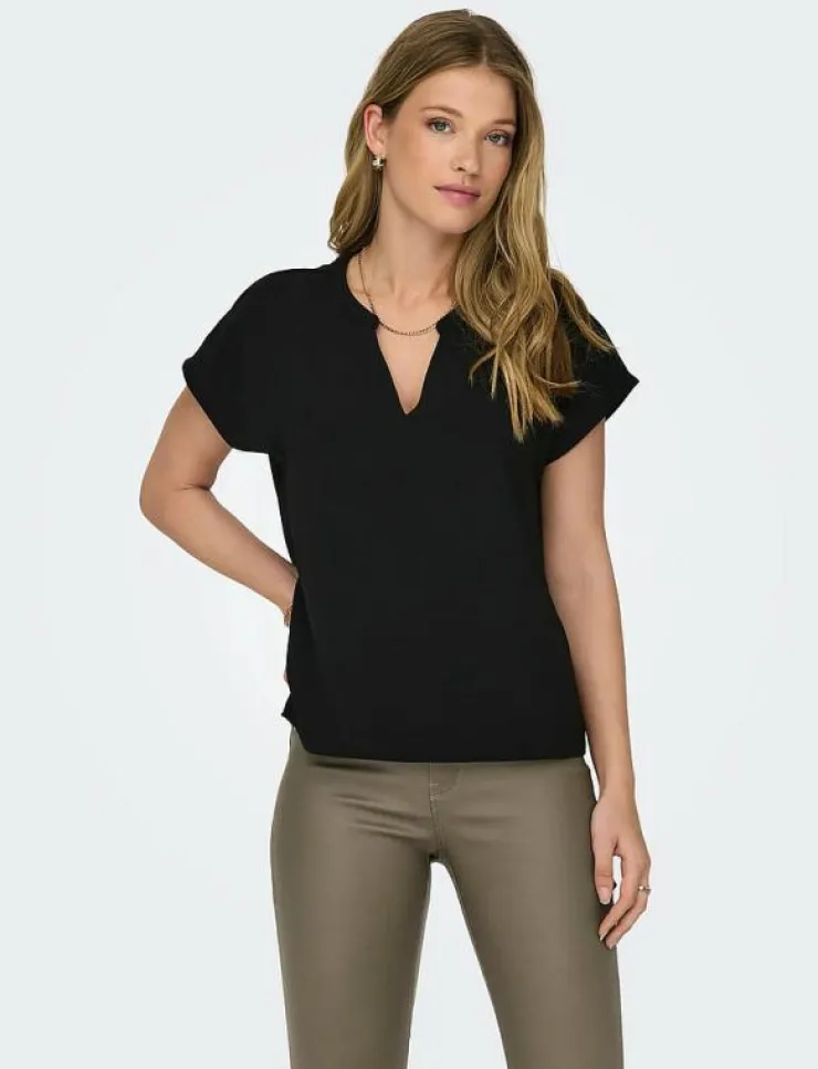 Kvinnor JDY Kläder|LION LIFE S/S TOP WVN NOOS - T-shirts