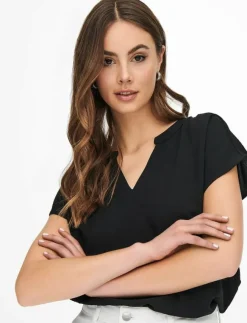 Kvinnor JDY Kläder|LION LIFE S/S TOP WVN NOOS - T-shirts