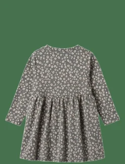 Barn Wheat Klänningar & Kjolar|Jersey Dress L/S Sessa - Långärmade vardagsklänningar