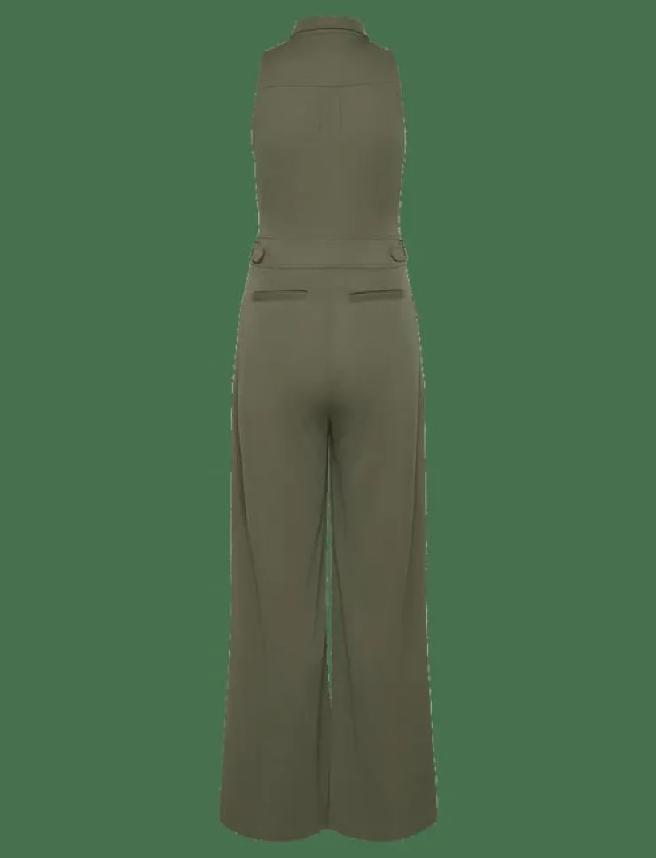 Kvinnor Lauren Ralph Lauren Jumpsuits|Jersey Wide-Leg Sleeveless Jumpsuit - Jumpsuits