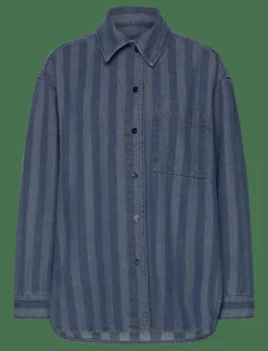 Kvinnor Day Birger et Mikkelsen Overshirts|Jess - Graphic Denim - Jeansskjortor