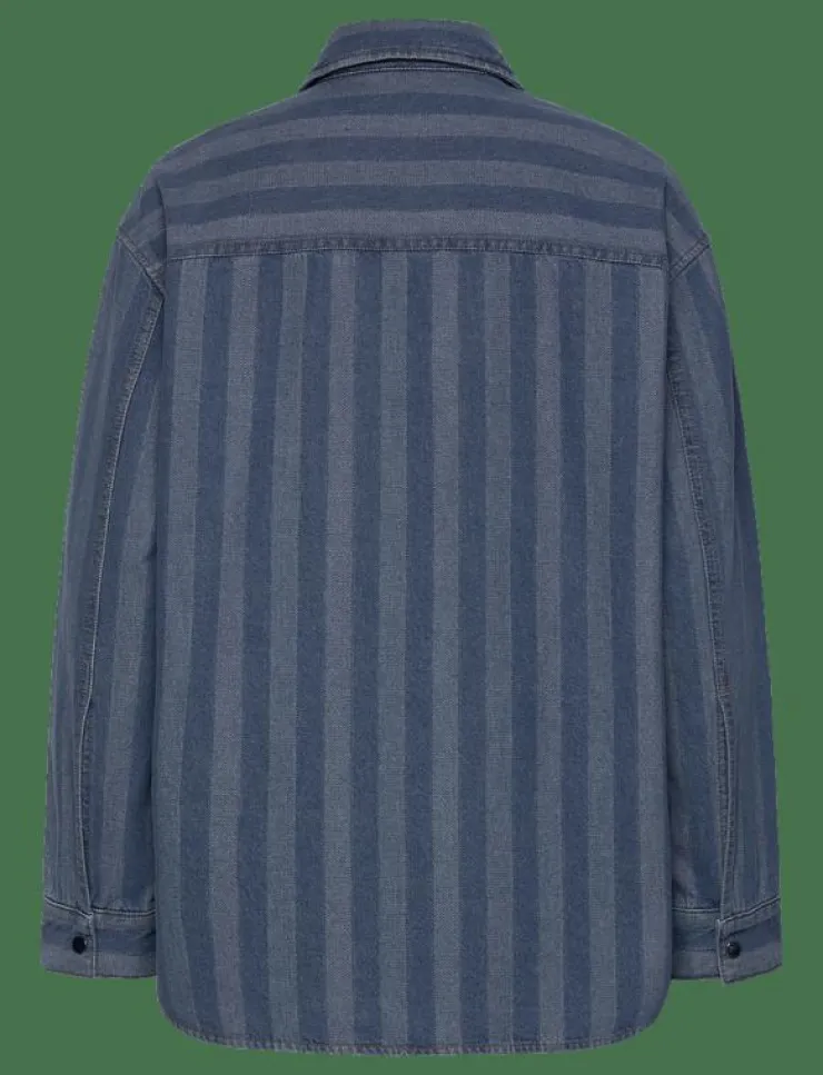 Kvinnor Day Birger et Mikkelsen Overshirts|Jess - Graphic Denim - Jeansskjortor