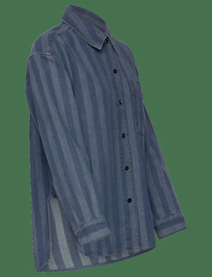 Kvinnor Day Birger et Mikkelsen Overshirts|Jess - Graphic Denim - Jeansskjortor