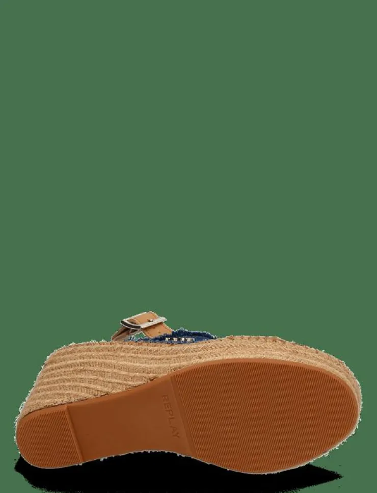 Kvinnor Replay Sandaler|Högklackade Skor|JESS DOUBLE - Kilklackar