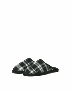 Jack & Jones JFWDUDELY CHECK SLIPPER LN - Inneskor| Inneskor