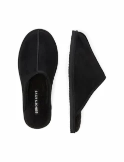 Jack & Jones JFWDUDELY MICROFIBER SLIPPER ANTHR LN PB - Inneskor| Inneskor