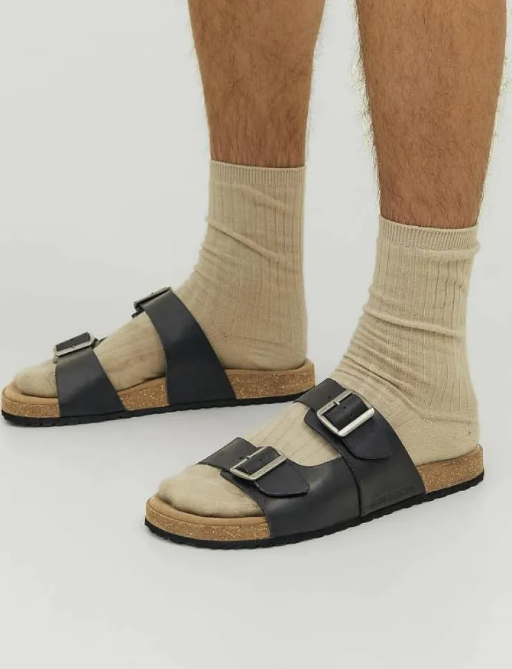 Jack & Jones Sommarskor|Sandaler|JFWLOUIS LEATHER SANDAL - Sandaler