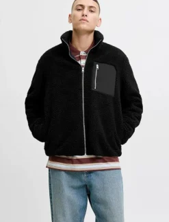 Jack & Jones JJBRADLEY TEDDY JACKET - Mellanlager| Sweatshirts & Huvtröjor