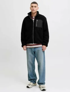 Jack & Jones JJBRADLEY TEDDY JACKET - Mellanlager| Sweatshirts & Huvtröjor