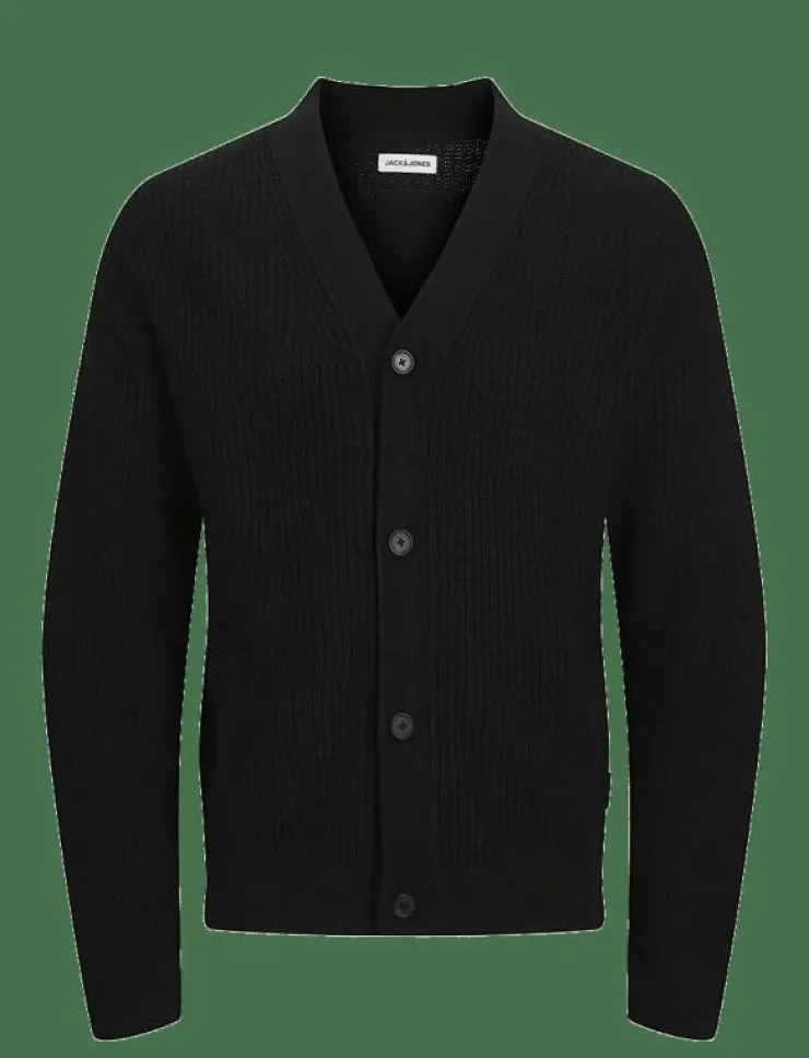 Jack & Jones Stickat|JJCONNOR KNIT V-NECK CARDIGAN - Koftor