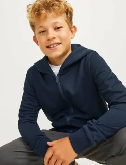 Jack & Jones JJEBRADLEY SWEAT ZIP HOOD NOOS JNR - Huvtröjor|Barn Överdelar