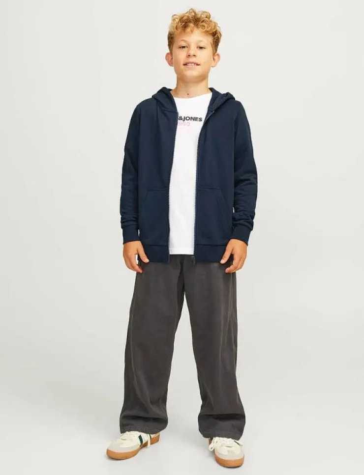 Jack & Jones JJEBRADLEY SWEAT ZIP HOOD NOOS JNR - Huvtröjor|Barn Överdelar