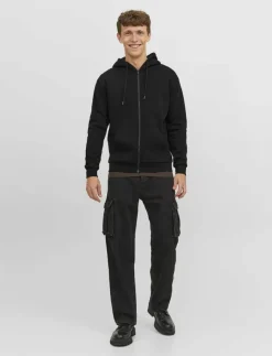 Jack & Jones Kläder|Sweatshirts & Huvtröjor|JJEBRADLEY SWEAT ZIP HOOD NOOS - Hoodies