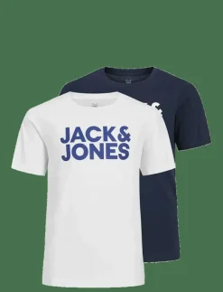 Jack & Jones JJECORP LOGO TEE SS CN 2PK MP NOOS JNR - Kortärmade|Barn Flerpack