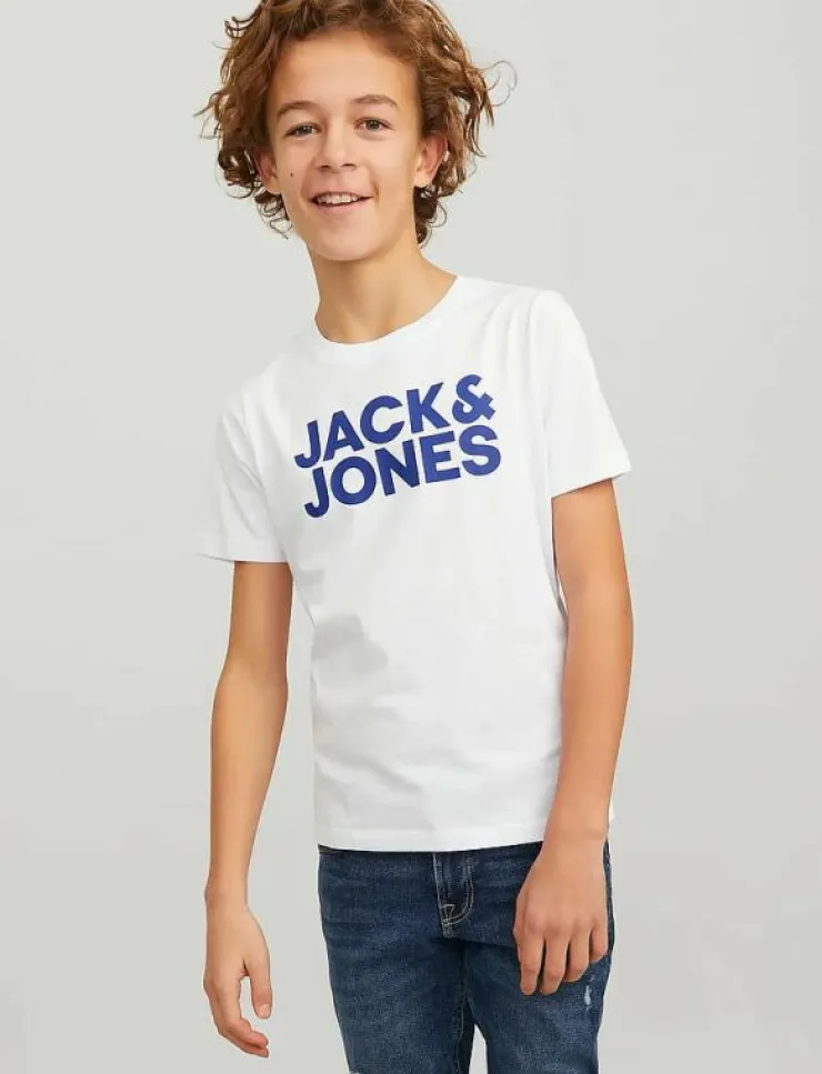 Jack & Jones JJECORP LOGO TEE SS CN 2PK MP NOOS JNR - Kortärmade|Barn Flerpack