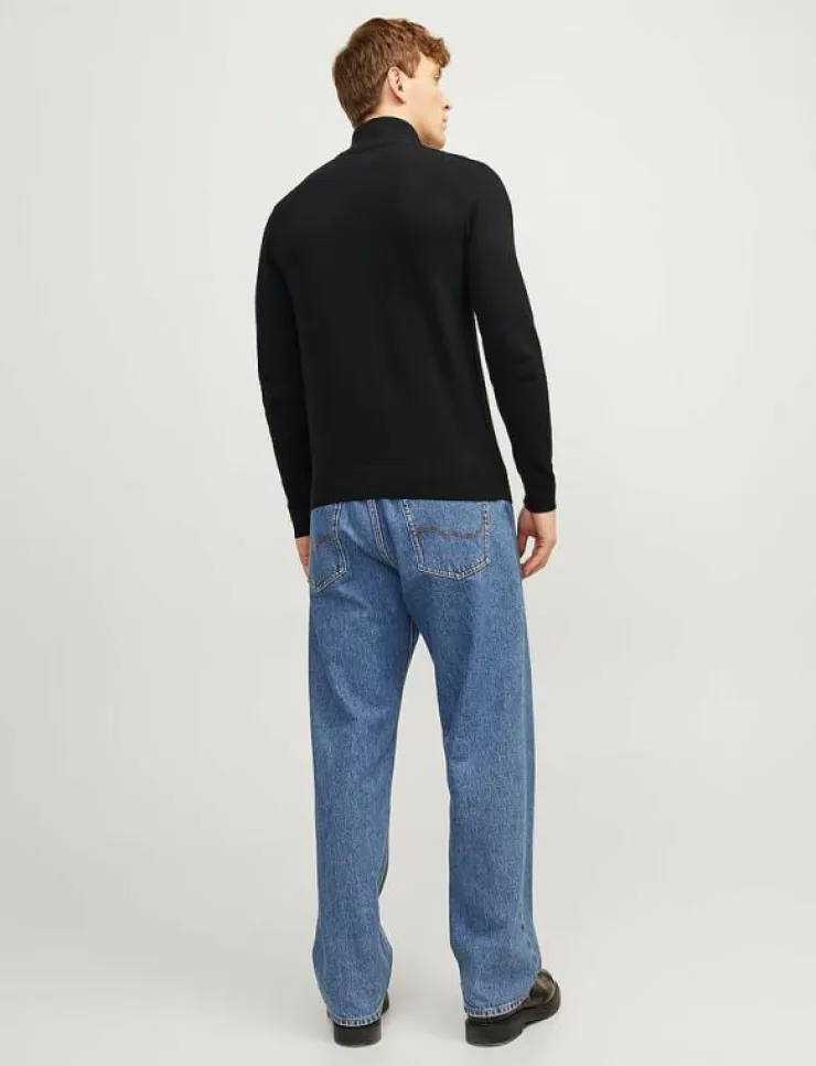 Jack & Jones JJEEMIL KNIT HALF ZIP NOOS - Stickat| Stickat