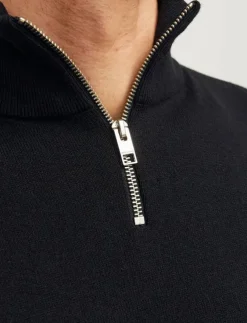 Jack & Jones JJEEMIL KNIT HALF ZIP NOOS - Stickat| Stickat
