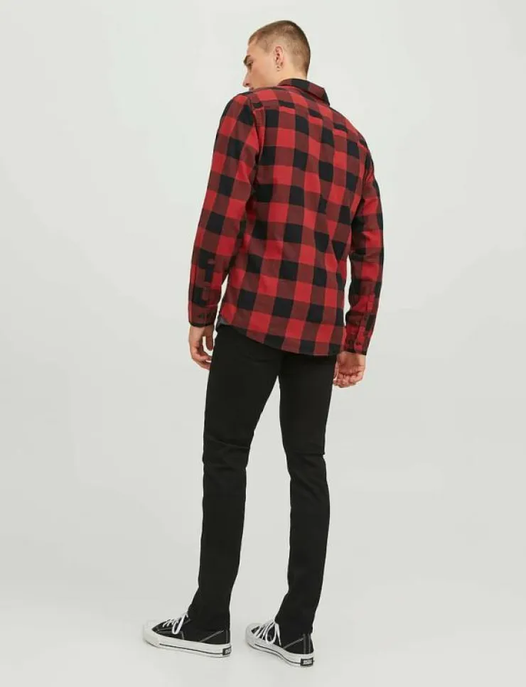 Jack & Jones Skjortor|JJEGINGHAM TWILL SHIRT L/S NOOS - Rutiga skjortor