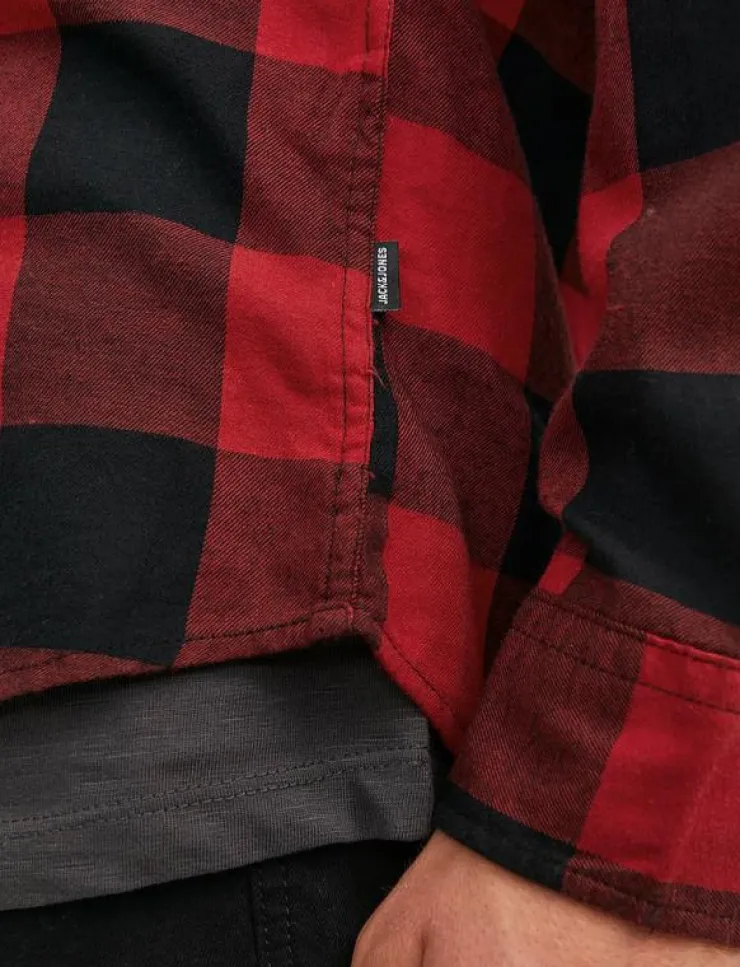 Jack & Jones Skjortor|JJEGINGHAM TWILL SHIRT L/S NOOS - Rutiga skjortor