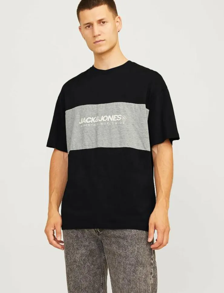 Jack & Jones JJELEGACY BLOCKING TEE SS O-NECK NOOS - Kortärmad t-shirt| T-Shirts