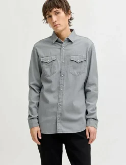 Jack & Jones JJESHERIDAN SHIRT L/S NOOS - Jeansskjortor| Skjortor