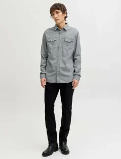 Jack & Jones JJESHERIDAN SHIRT L/S NOOS - Jeansskjortor| Skjortor