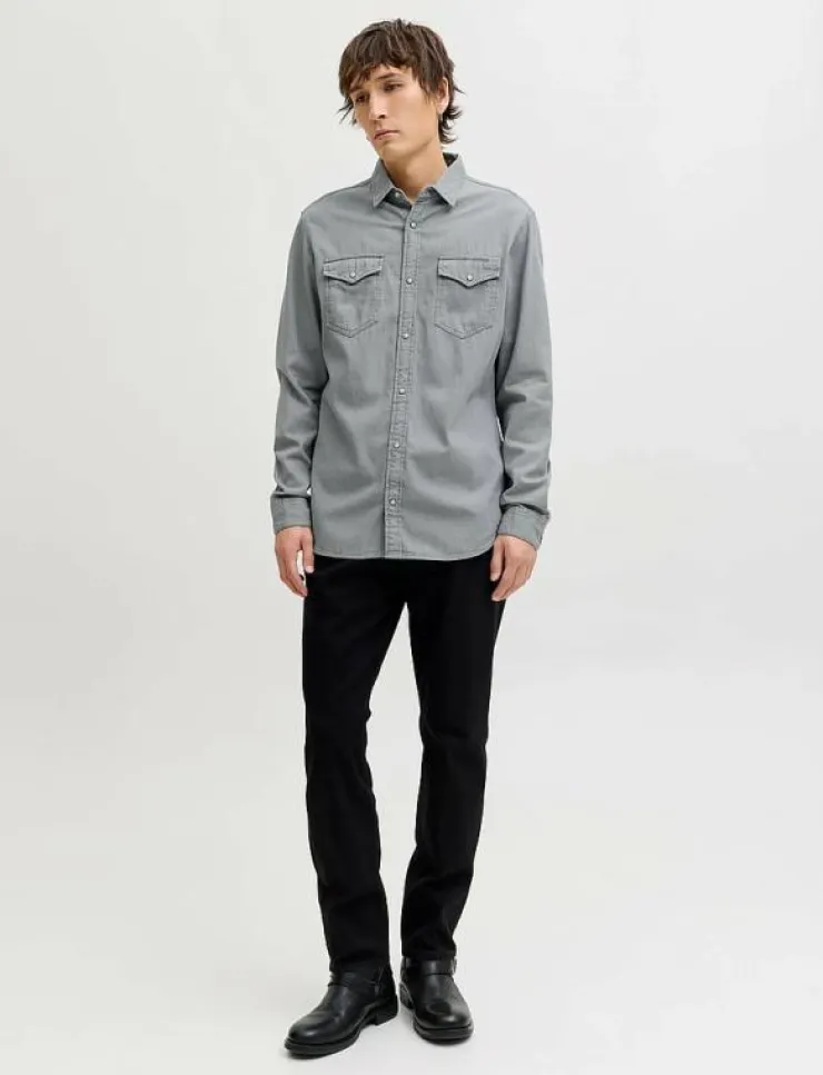 Jack & Jones JJESHERIDAN SHIRT L/S NOOS - Jeansskjortor| Skjortor