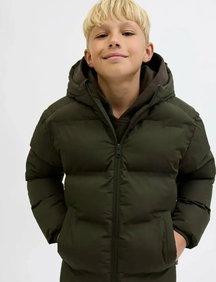 Jack & Jones JJESOHO PUFFER HOOD SN JNR - Dunjackor & fodrade jackor|Barn Jackor