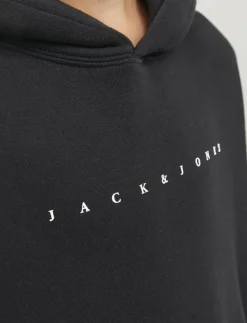 Barn Jack & Jones Överdelar|JJESTAR JJ SWEAT HOOD NOOS JNR - Huvtröjor