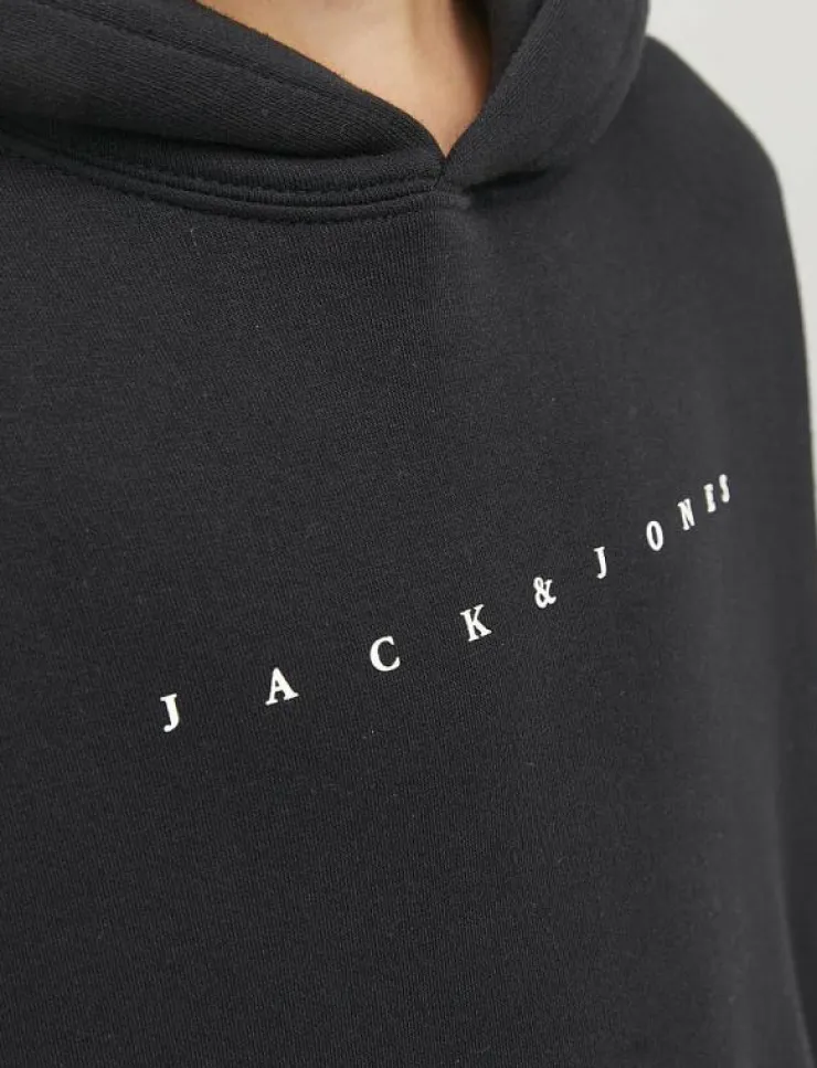 Barn Jack & Jones Överdelar|JJESTAR JJ SWEAT HOOD NOOS JNR - Huvtröjor