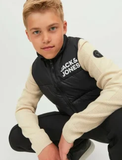 Barn Jack & Jones Västar|JJETOBY BODYWARMER COLLAR SN JNR - Väst
