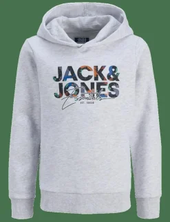 Barn Jack & Jones Överdelar|JJGEPLAS SWEAT HOOD MNI - Huvtröjor