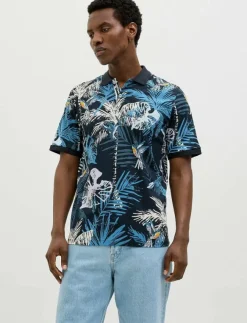 Jack & Jones JJHAWAII AOP POLO SS - Kortärmade pikéer| Pikéer