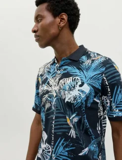 Jack & Jones JJHAWAII AOP POLO SS - Kortärmade pikéer| Pikéer