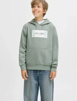 Barn Jack & Jones Överdelar|JJHAYATO SWEAT HOOD JNR - Huvtröjor