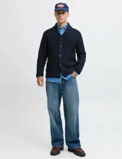 Jack & Jones Stickat|JJPAUL KNIT SHAWL CARDIGAN - Koftor