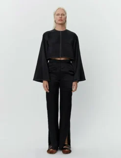 Day Birger et Mikkelsen Jonas - High Shine Blend RD - Vida byxor|Kvinnor Byxor