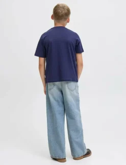 Barn Jack & Jones Basplagg|JORINWOOD BLOCK BRAND TEE SS CN NOOS JNR - Kortärmade